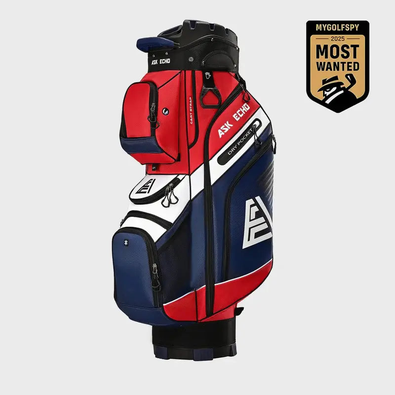 ASK ECHO T-Lock 14-Way Golf Cart Bag with Full-Length Dividers