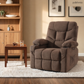 PDKHMIO Power Lift Recliner Chair for Seniors – 140° Recline, Extended Footrest, USB-C Charging & Cup Holder, Brown