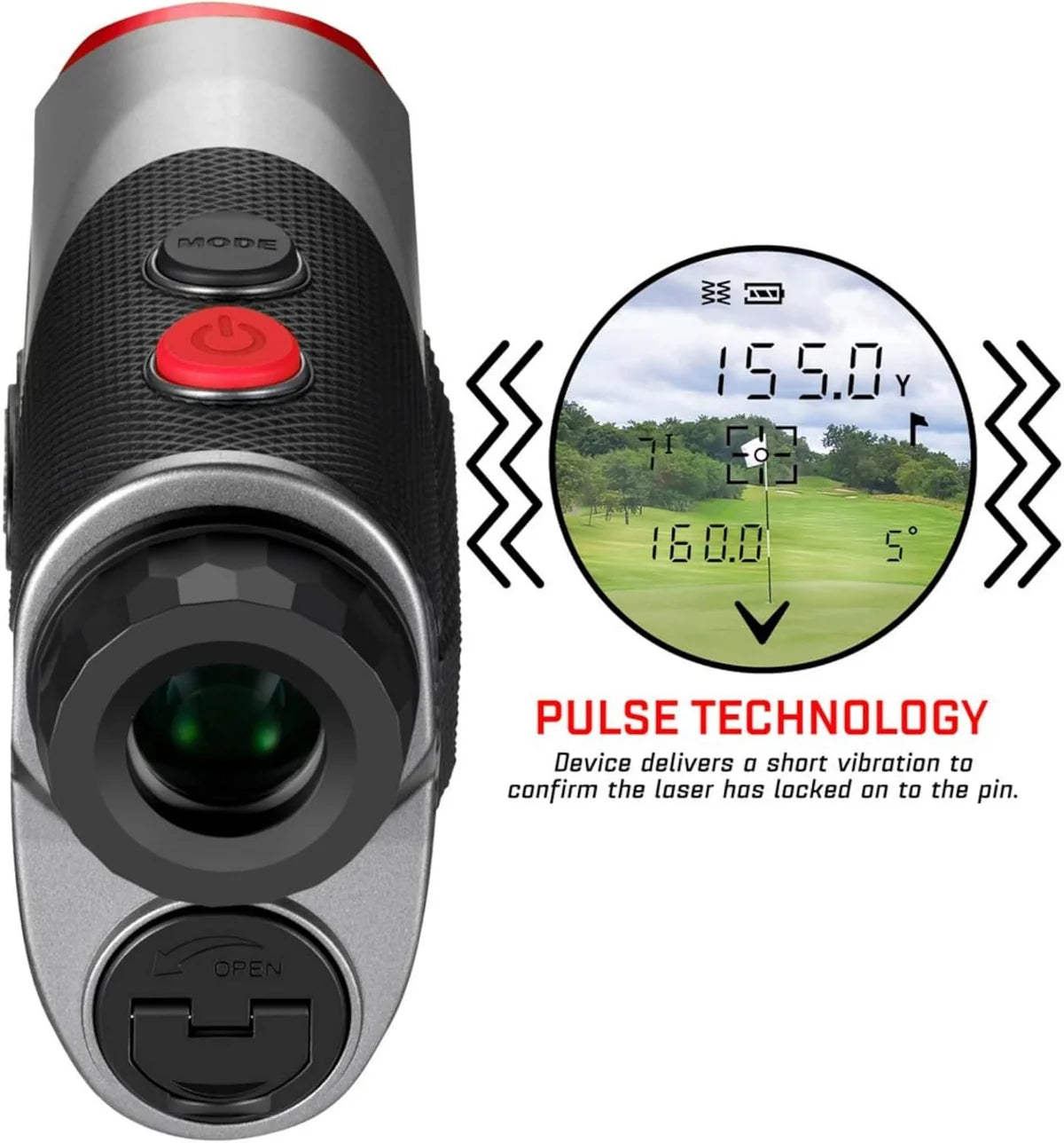 Golf Laser Rangefinder with Slope Switch