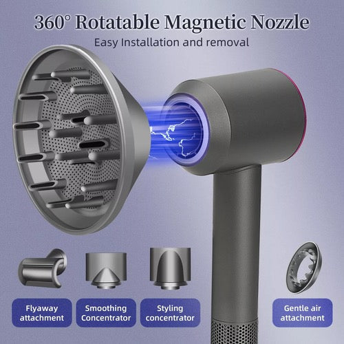 Leafless Hair Dryer – Fast Drying with Intelligent Heat Control & Attachments product image