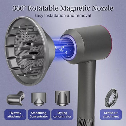 Leafless Hair Dryer – Fast Drying with Intelligent Heat Control & Attachments product image
