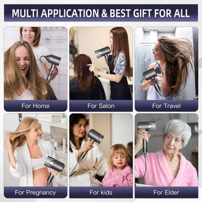 Leafless Hair Dryer – Fast Drying with Intelligent Heat Control & Attachments product image