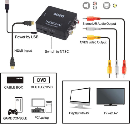HD Video Converter – 1080p@60Hz Plug & Play Display Adapter product image