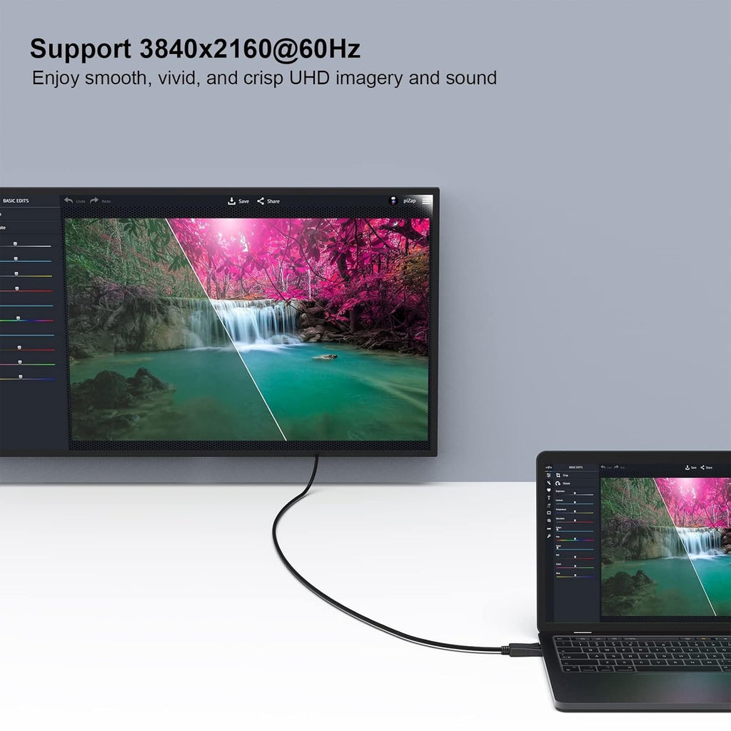 DisplayPort to DisplayPort Cable – 1.8M High-Speed 4K UHD Video Cable product image