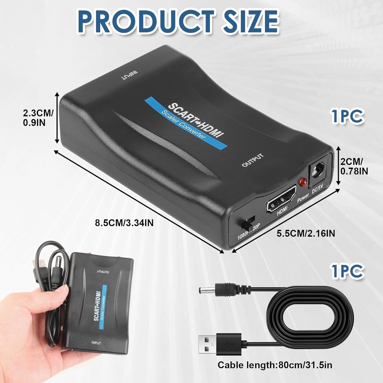 Multi-Format Video Converter Series – SCART, VGA, HDMI, BNC Compatible product image