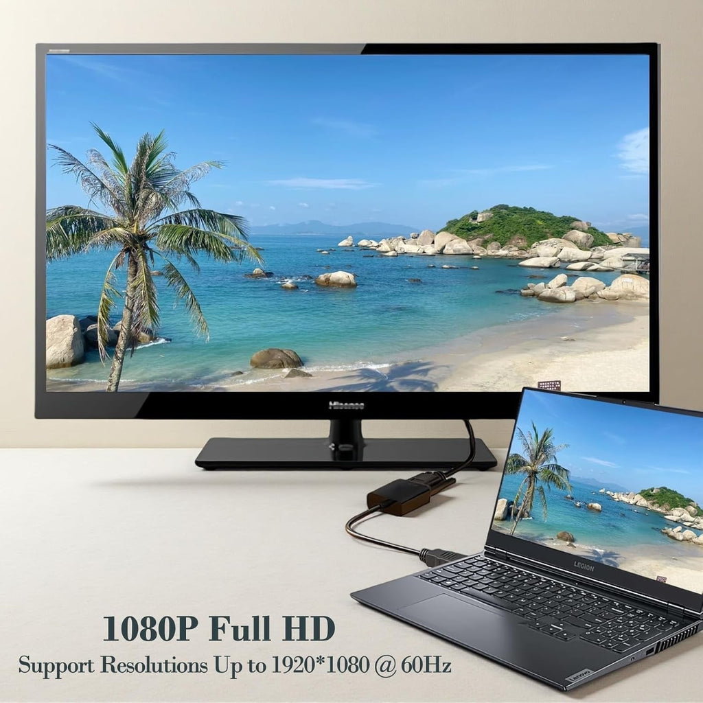 HDTV to VGA Adapter – Digital to Analog Video Converter for Monitors & Projectors product image
