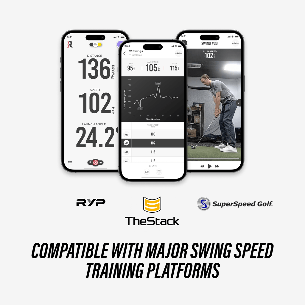 Rapsodo MLM1 R-Speed swing speed training feature