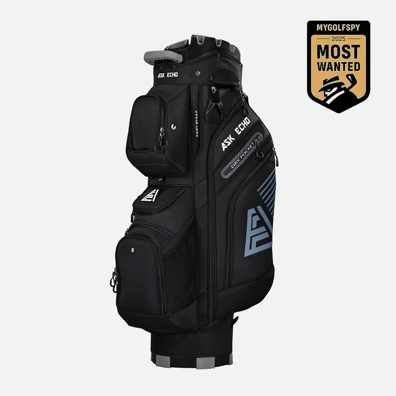 ASK ECHO T-Lock 14-Way Golf Cart Bag with Full-Length Dividers