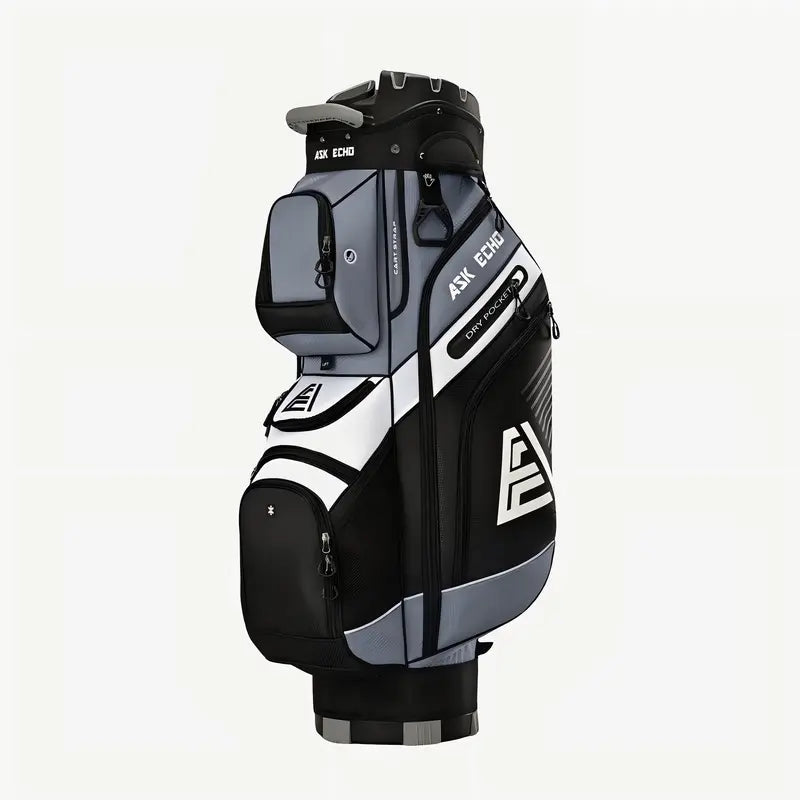 ASK ECHO T-Lock 14-Way Golf Cart Bag with Full-Length Dividers