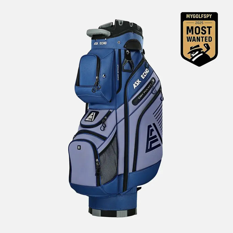 ASK ECHO T-Lock 14-Way Golf Cart Bag with Full-Length Dividers