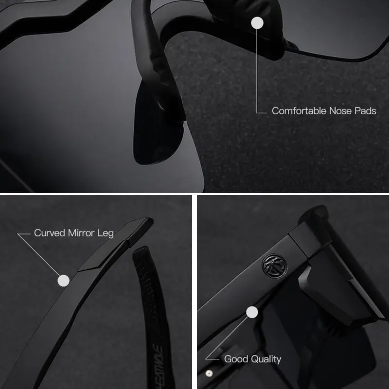 Multifunctional outdoor photochromic polarized sunglasses | Daytime sunglasses, nighttime brightness enhancement, aviator oversized frame design, windproof and anti-glare, unisex (with UV400 protection)
